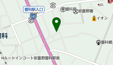 中沢理容店の地図画像