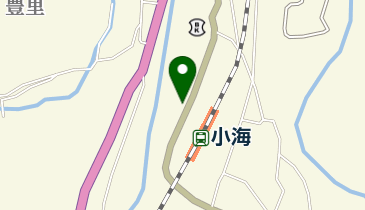 八峰食堂の地図画像