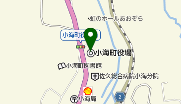 小海町商工会の地図画像