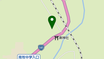 南牧村中央公民館の地図画像