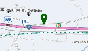 はなれ山の地図画像