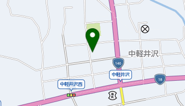 中軽井沢区民会館の地図画像