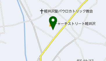 旧軽井沢ゴルフクラブの地図画像