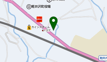 長野県信用組合軽井沢支店の地図画像