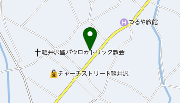大倉陶園株式会社軽井沢店の地図画像