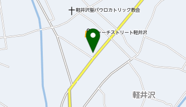 軽井沢シルクの地図画像