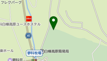 白樺高原スキー学校の地図画像