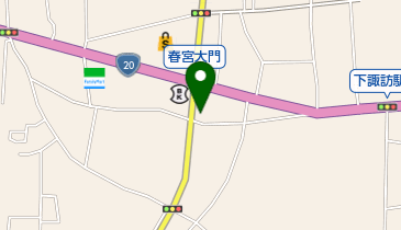 クリーニング館昭和下諏訪店の地図画像