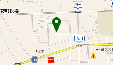 丸美精肉四王店の地図画像