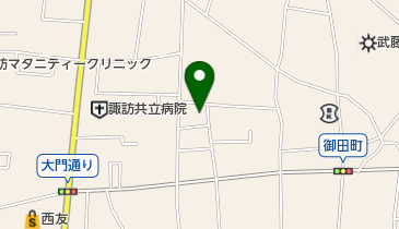 アオキ美容室の地図画像