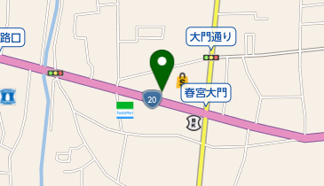 ヒトツヤナギの地図画像