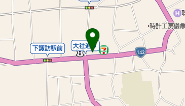 下諏訪町消防団 第三分団本部屯所の地図画像