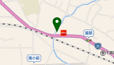 下諏訪町消防団 第四分団屯所の地図画像