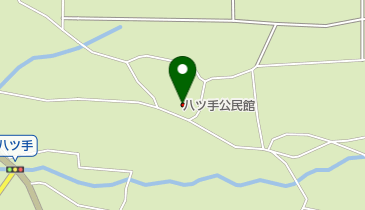 八ツ手公民館の地図画像