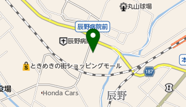 日本調剤辰野薬局の地図画像