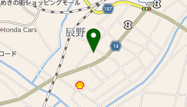 鮨辰の地図画像