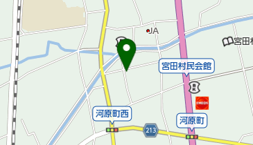 中上美容室の地図画像