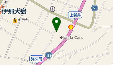 松川町商工会の地図画像
