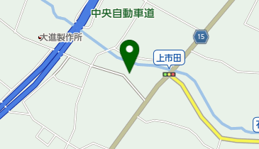 上高化成工業有限会社の地図画像