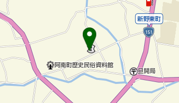 古田屋衣料品店の地図画像