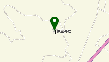 伊豆神社の地図画像