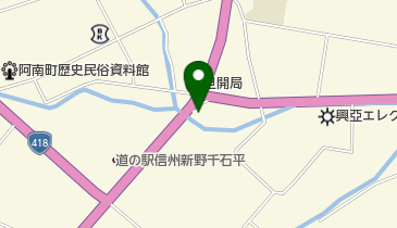 栗生商店の地図画像