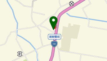 阿南町 役場 新野出張所の地図画像