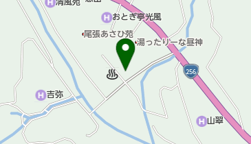 阿智村農林産物直売所の地図画像