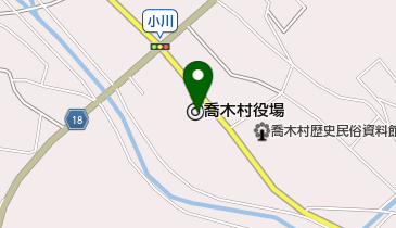 喬木村 第一公民館の地図画像