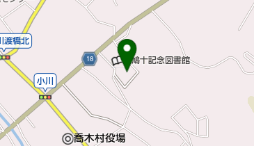 喬木村中央社会体育館の地図画像