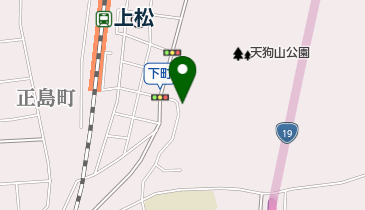上松プロパン販売所の地図画像