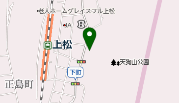松下金物店の地図画像