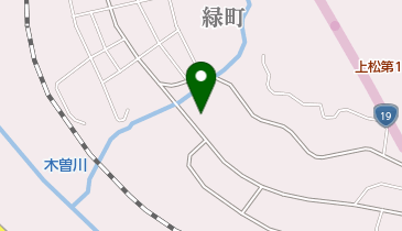 上松モータース株式会社の地図画像