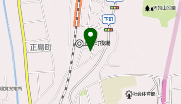 松川理容店の地図画像