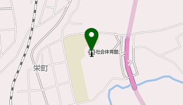 上松町公民館の地図画像