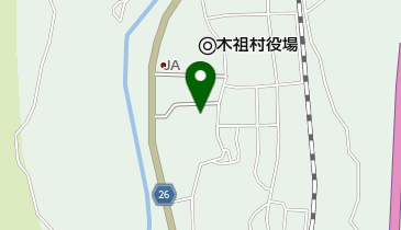 木祖村社会体育館の地図画像