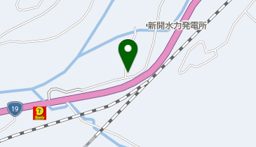 ハラ美容室の地図画像