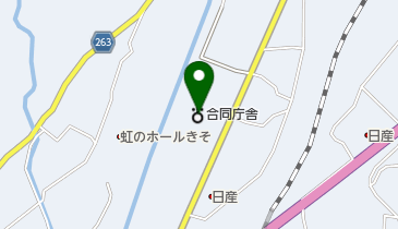 木曽合同庁舎の地図画像