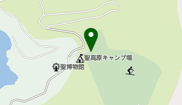 聖高原スキー場・キャンプ場の地図画像