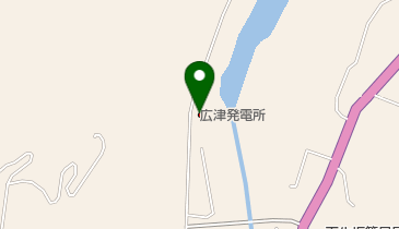 昭和電工株式会社 広津発電所の地図画像