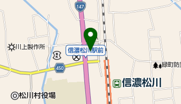 松川村観光協会の地図画像