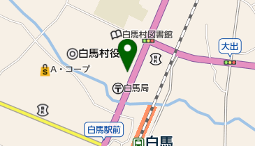 しゃぼん白馬店の地図画像