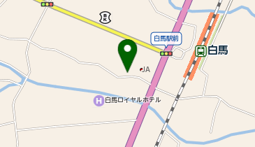 白馬物産株式会社」(北安曇郡白馬村-社会関連-〒399-9301)の地図