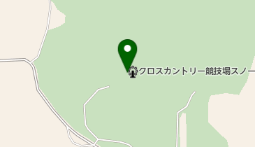 白馬村 白馬クロスカントリー競技場の地図画像