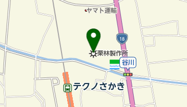 株式会社栗林製作所の地図画像