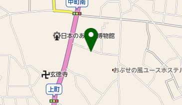 桜井甘精堂 北斎亭の地図画像