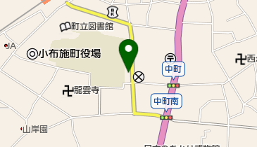 こばやし文具店の地図画像