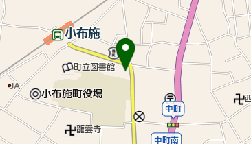 小布施そば処つくしの地図画像