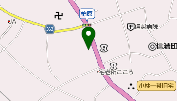 ハトヤモータースの地図画像