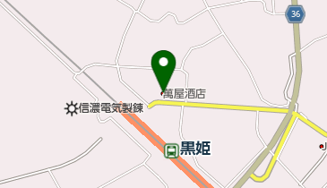 萬屋酒店の地図画像